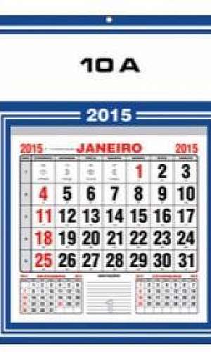 Impressão de calendário